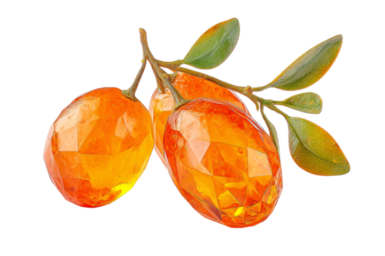 Glass lemon. On a transparent background. Exotic food, fruits, berries. Image for designers, marketers and IT. Popular illustration, object. Sphere of trade, economy, sales.