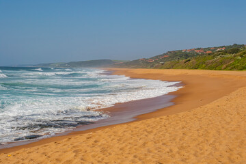 Ballito is a resort town in KwaZulu-Natal, South Africa. Ballito is about 40 kilometers north of Durban. Ballito has a very beautiful beach.