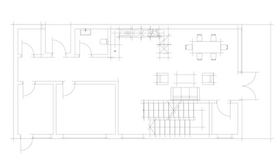 House sketch architectural 3d rendering