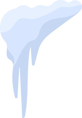 Icicle with Snow Cap