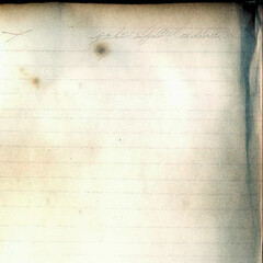 Fototapeta premium Fondo de papel envejecido con textura vintage y líneas suaves. Aged lined paper background with vintage texture. Gealterter liniertes Papierhintergrund mit Vintage-Textur