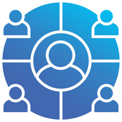 Customer Cluster Icon