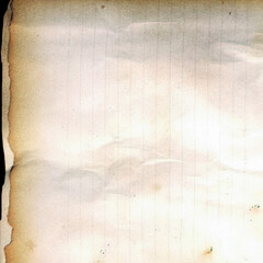 Fototapeta premium Fondo de papel envejecido con textura vintage y líneas suaves. Aged lined paper background with vintage texture. Gealterter liniertes Papierhintergrund mit Vintage-Textur