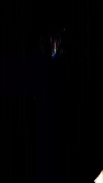 Vertical Distorted Retro Grunge Overlay with VHS Flicker and Dust. High quality 4k footage