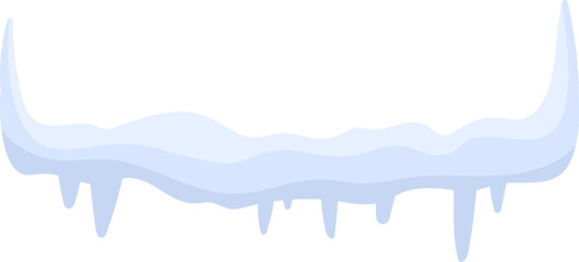 Icicles and Snowy Edge