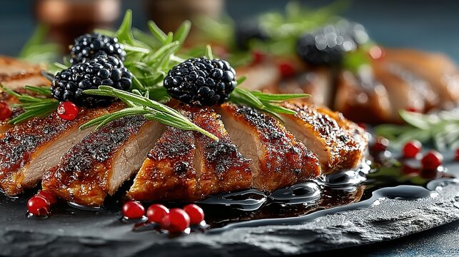 Greeting card with love message envelope and heart decorations on gray background.