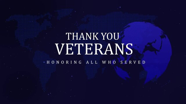 Thank you Veterans with a waving American flag in the background. Honoring all who served. Veterans day USA flag background, Honoring all who served america states