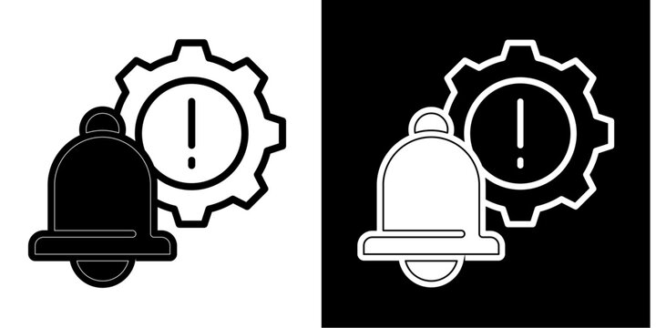 Notification Trigger  Icon Set White Mix Style Collection
