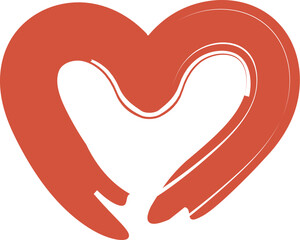 Abstract Grunge Heart