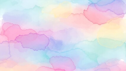 Pastel Watercolor Texture with Soft Color Blends for Artistic Backgrounds and Creative Design