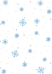 Snowflake Pattern with Dots Background