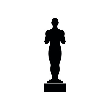 Silhouette of the Oscar Award Statue.