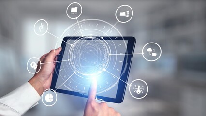 Concept of managing online folders with digital file organization, cloud storage, and secure sharing. Online folders improve workflow, online folders ensure access control. Gist