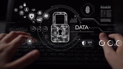 Cyber security protection and cyber security strategies against cyber threats, system hacks,...