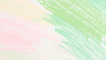 春色のやさしいクレヨン背景