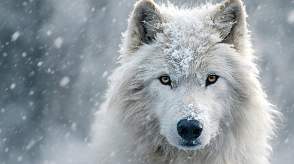Obraz premium wolf in snow