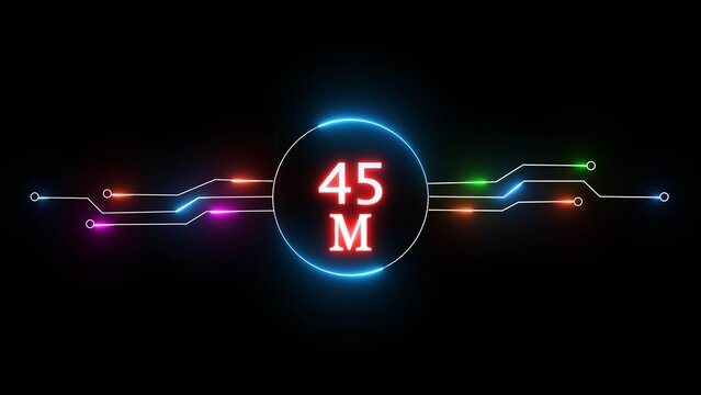 Neon social media content promotion, subscriber or followers. Like, share and subscribe illustration.