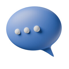 3d speech bubble
