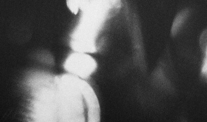 Fototapeta na wymiar Photocopies of a black and white sheet of paper with a background or texture with grain and noise illustration