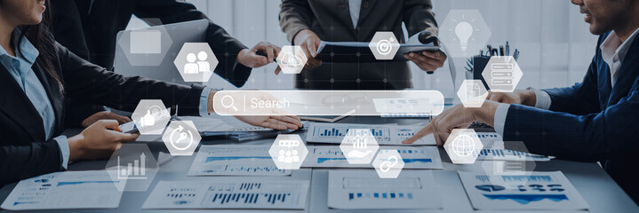 Search bar representing digital marketing, SEO analysis, and network data management Parse