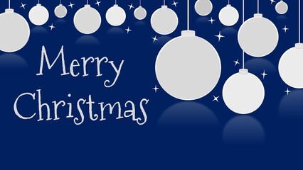 Merry Christmas Greeting background illustration animation