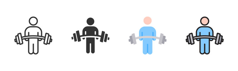 Exercise Icon Pack In Multiple Styles