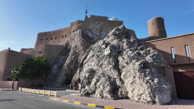 Al-Mirani Fort is a fort located in the harbor of the city of Old Muscat in Oman
