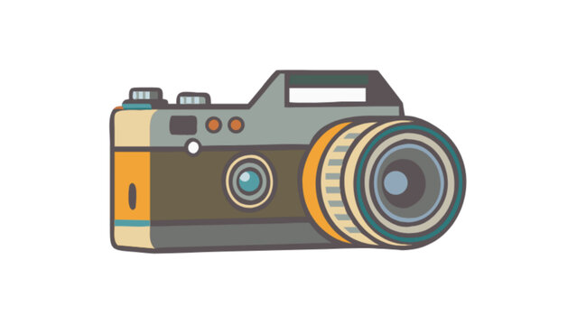 Vintage camera illustration