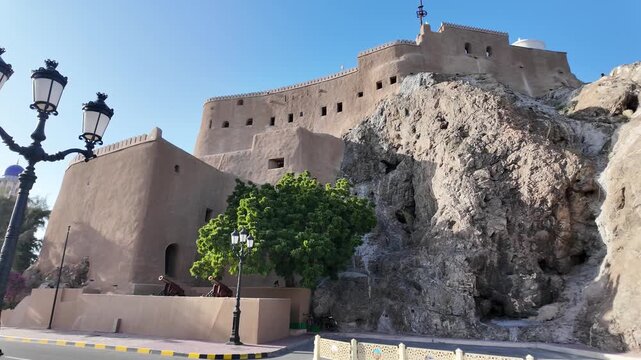 Al-Mirani Fort is a fort located in the harbor of the city of Old Muscat in Oman

