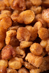 close up of dried Longans background