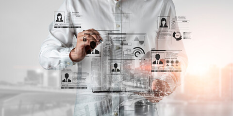 ID security ensures personal data protection with secure login systems, digital identity...