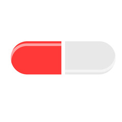 Capsule Isolated PNG | High-Quality Pill and Capsule Cutout with Transparent Background | Perfect for Pharmacy, Medicine, Healthcare, Supplements, Drugs, and Medical Design Projects