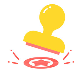 完了のスタンプ　よくできました