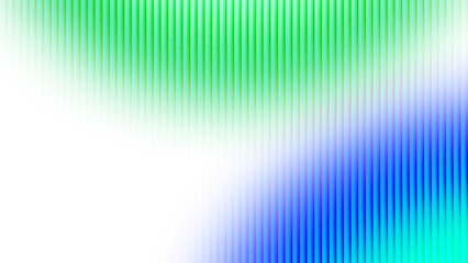 Glowing green and blue gradient abstract frame blurred with fractal glass texture
