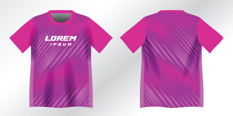abstract purple and pink background pattern for sport jersey design mockup