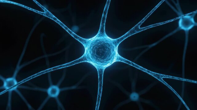 Abstract illustration of neural network connections