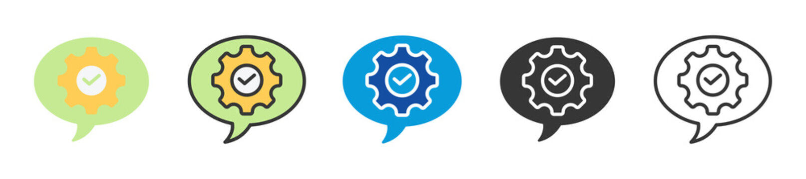 applied linguistic icon set multi style various collection