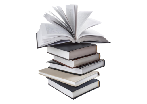 Book isolated on transparent or white background