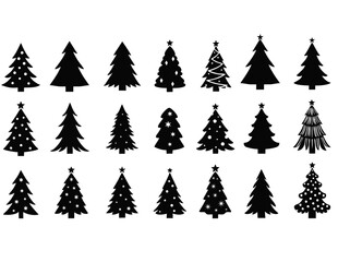 Obraz premium Simple and clean flat vector tree illustration featuring minimal geometric shapes and natural green tones. Ideal for eco campaigns, nature backgrounds, environmental posters, education materials, or s