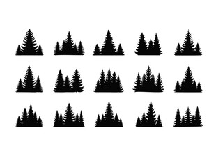 Obraz premium Minimalist flat vector tree illustration with clean lines and geometric shapes in natural green tones. Perfect for eco-friendly themes, environmental campaigns, nature backgrounds, educational materia