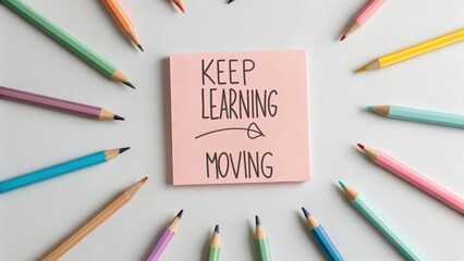 Continuous Learning: A Colorful Education Concept