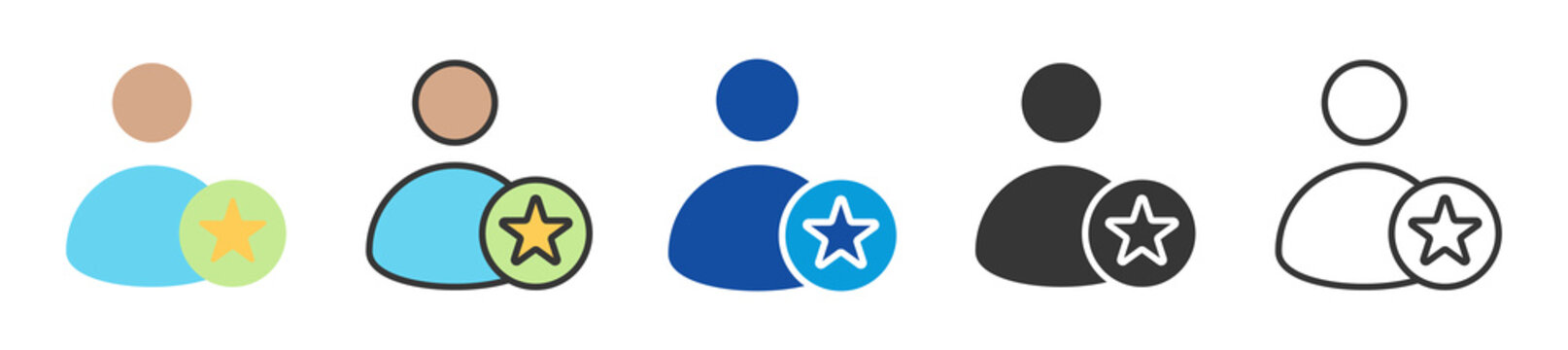 expertise icon set multi style various collection