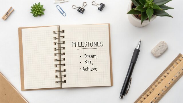 Milestones: Dream, Set, Achieve - Goal Setting Workspace - Powered by Adobe