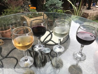 Wine tasting at a beautiful venue