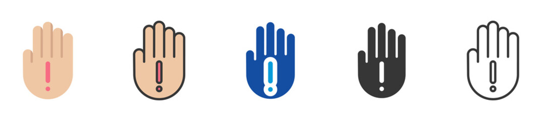 intervention icon set multi style various collection