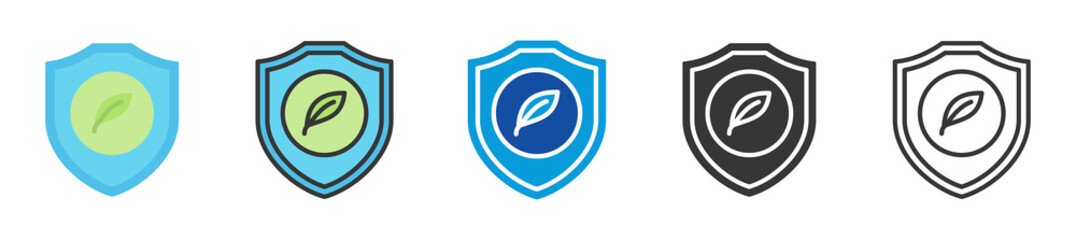 sustainability icon set multi style various collection