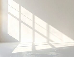 Obraz premium Minimal Interior with Light and Shadow