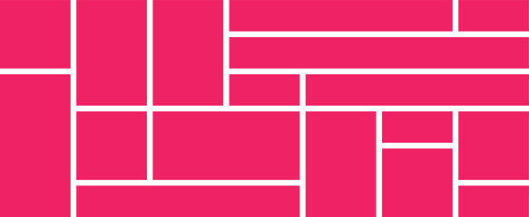 Bento grid layout. Single color design. 