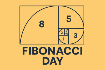 Fibonacci Day Golden Ratio Illustration