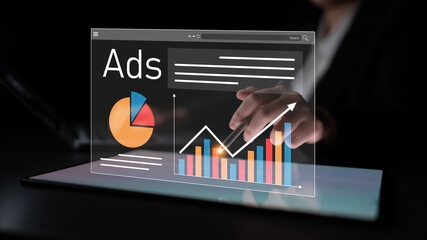 Digital advertising performance highlights advertising, campaign, and analytics for better...
